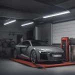 Audi Ladegerät angeschlossen