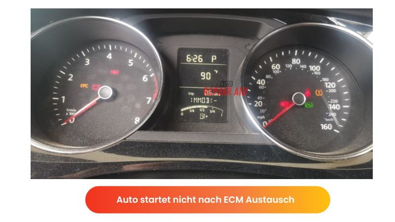 Auto startet nicht nach ECM Austausch