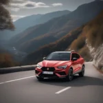 CUPRA Formentor fährt auf einer kurvigen Bergstraße