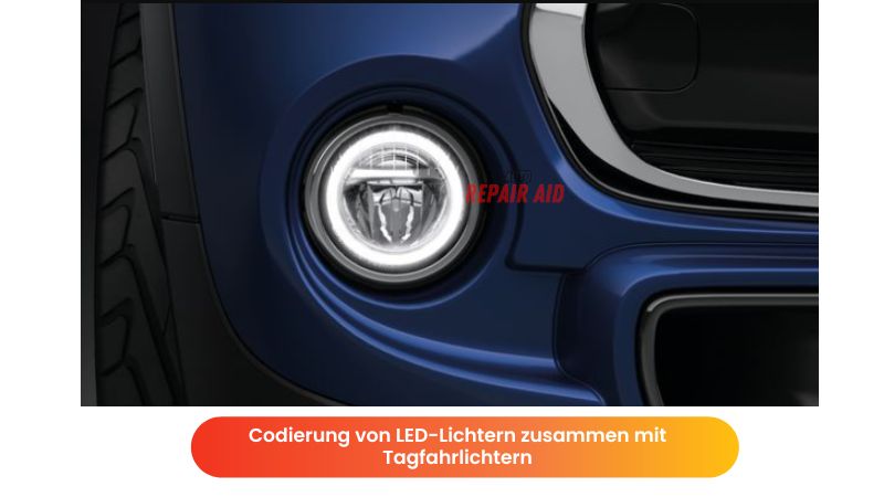 Codierung von LED-Lichtern zusammen mit Tagfahrlichtern