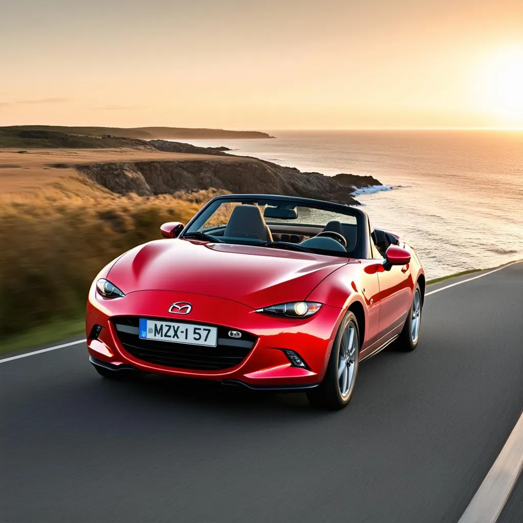 Roter Mazda MX-5 Roadster