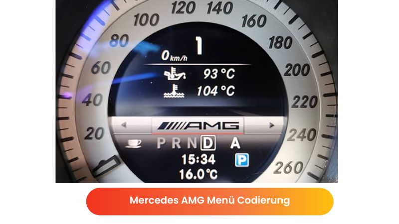 Mercedes AMG Menü Codierung