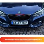 Nebelscheinwerfer deaktivieren BMW F22