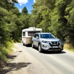 Nissan X-Trail mit Wohnwagen