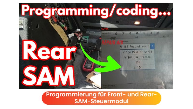 Programmierung für Front- und Rear-SAM-Steuermodul