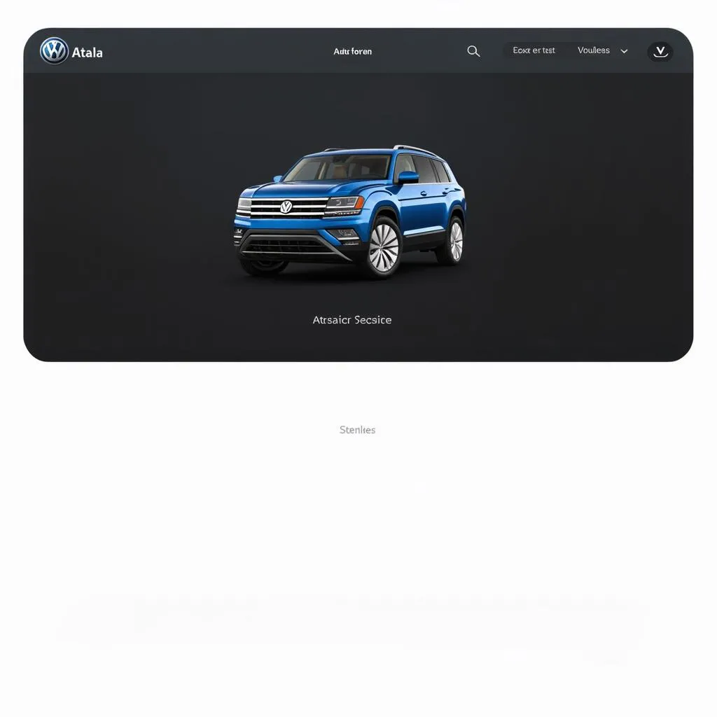 VW Atlas Konfigurator Screenshot