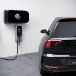 VW ID. Charger Pro installiert an einer Garage