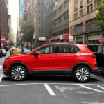 VW T-Cross Parkplatz