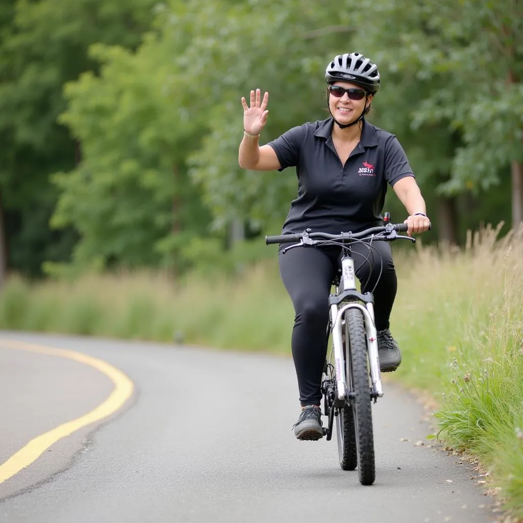 ADAC Fahrradtraining Erwachsene Fahrradweg