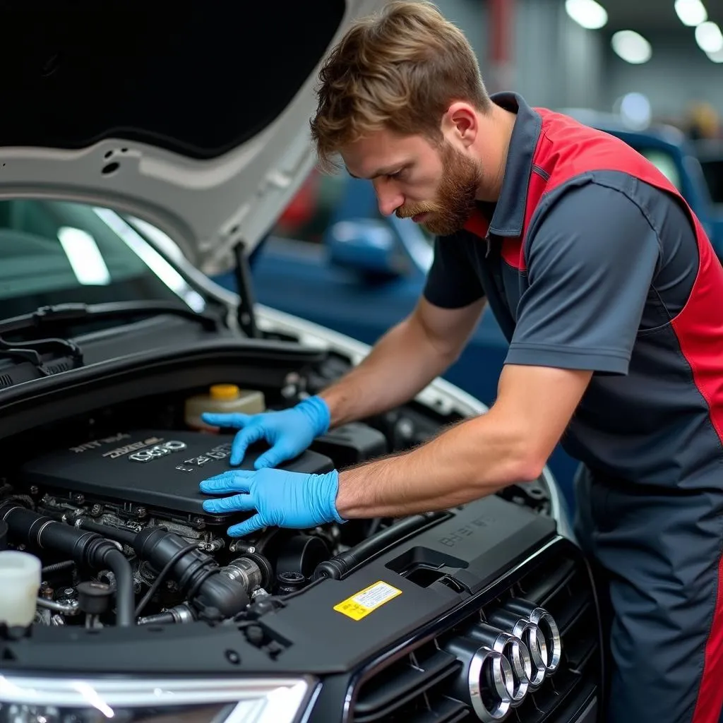 Audi A1 Motor Reparatur