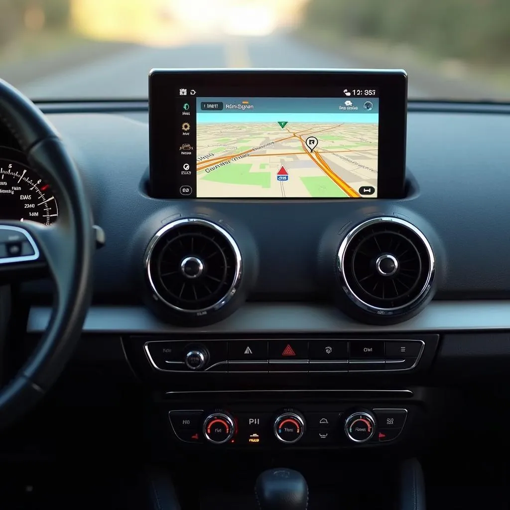 Navigation mit Apple CarPlay im Audi A3