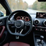 Modernes Audi A3 Cockpit Design