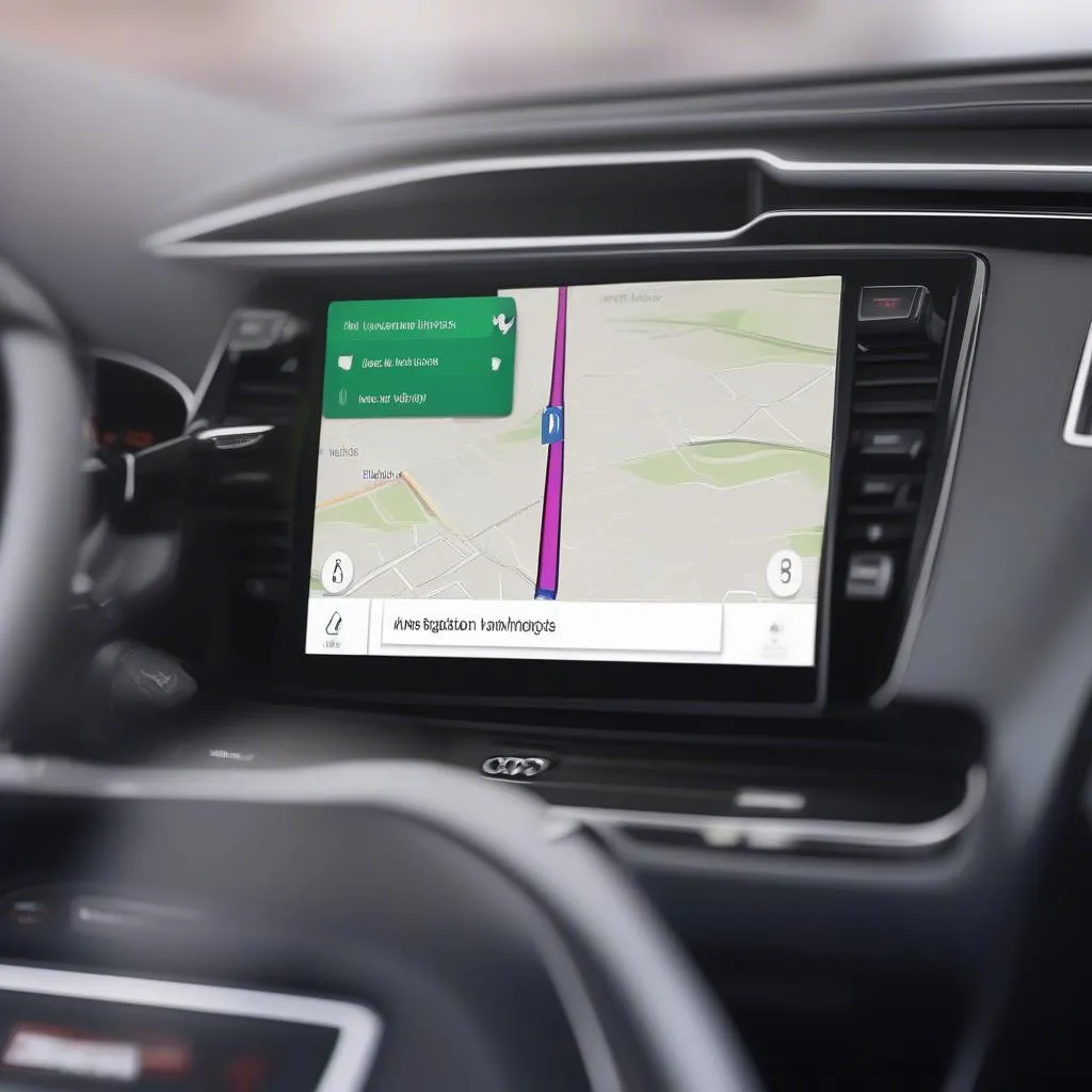 Navigation im Audi A3 mit Android Auto