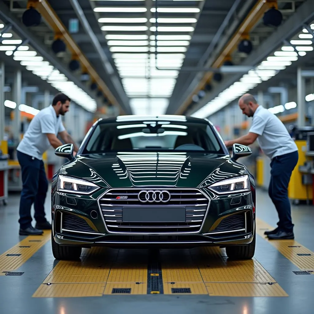 Audi A5 Produktion