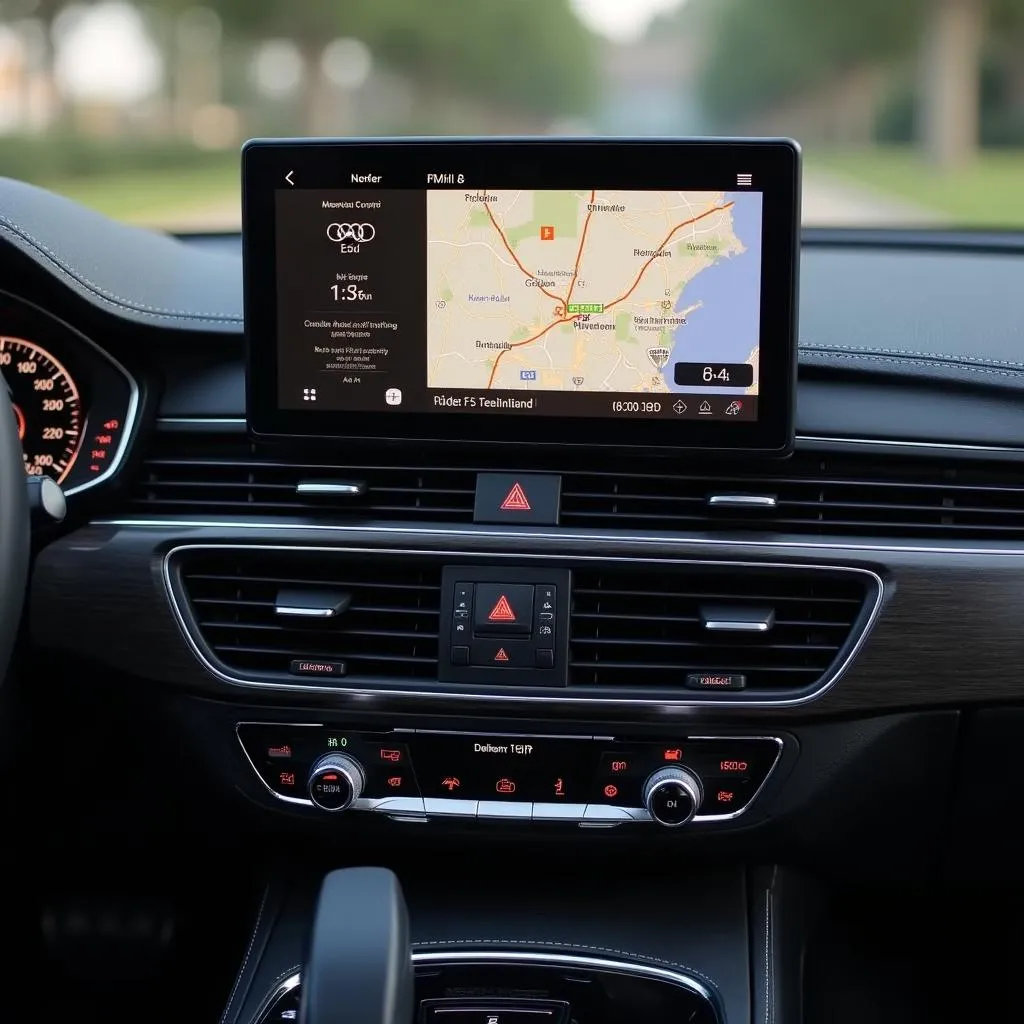 Audi A6 4F MMI Navigation Bildschirm