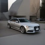 Audi A6 4F mit montierten Reifen