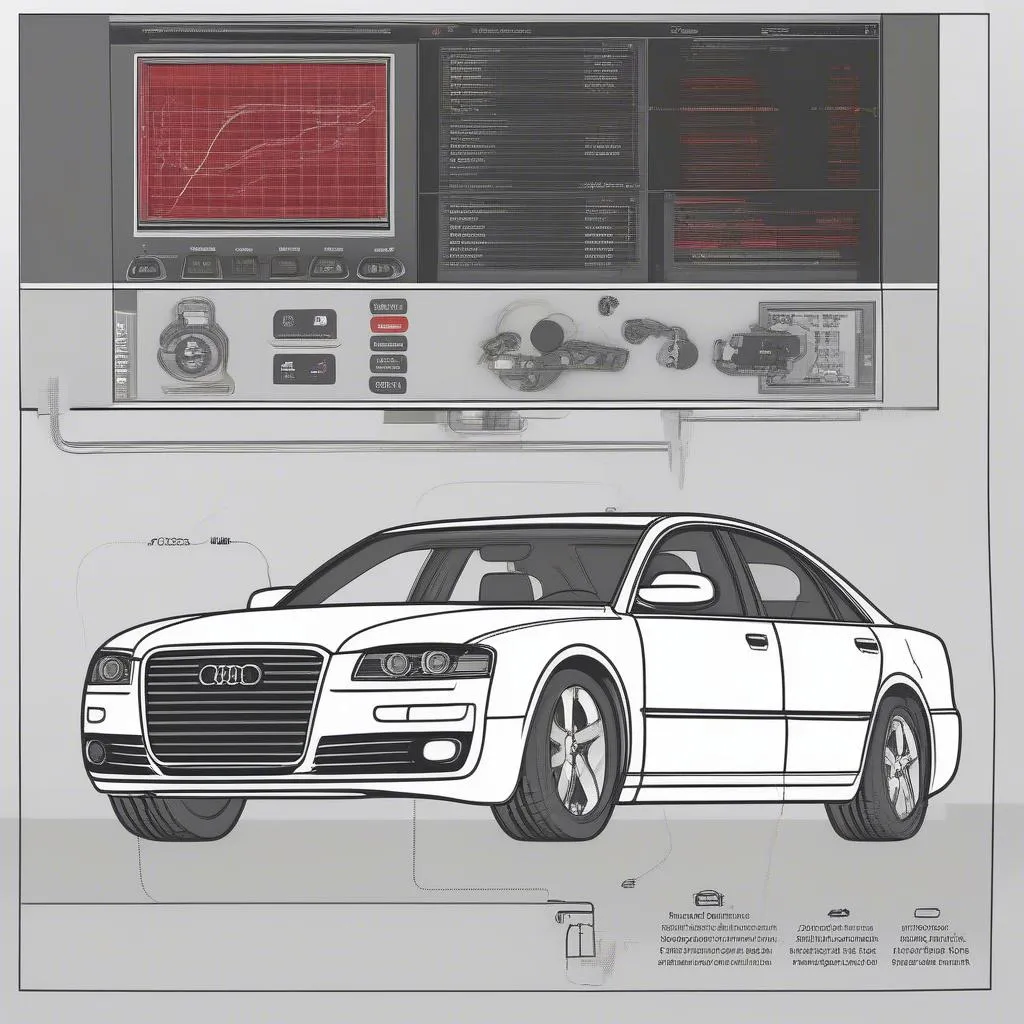 使用诊断设备诊断2003款奥迪A8