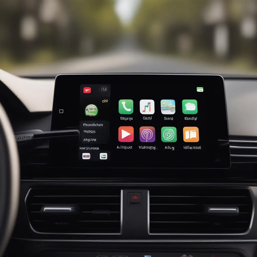 Audi CarPlay Bildschirm aktivieren