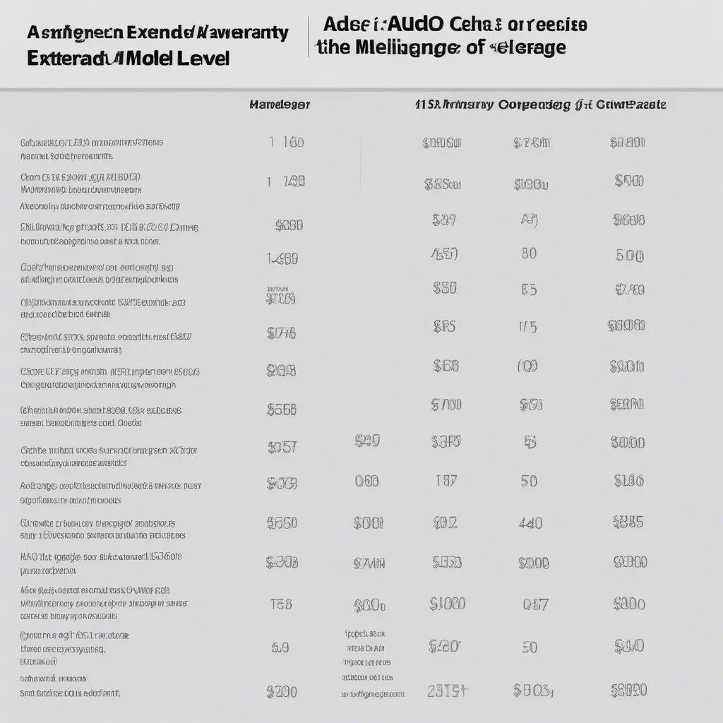 Kosten Audi Garantieverlängerung