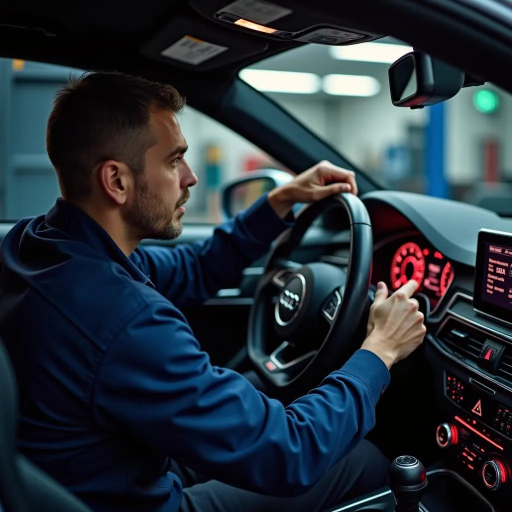 Reparatur der Audi Innenraumbeleuchtung