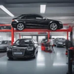 Moderne Audi Werkstatt