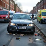 Unfall ausserhalb geschlossener Ortschaft: Langer Bremsweg