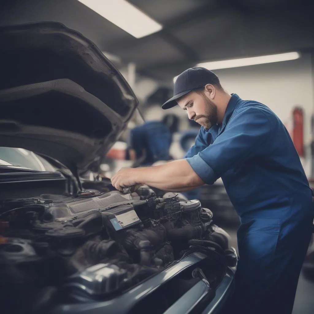 Auto Reparatur Werkstatt