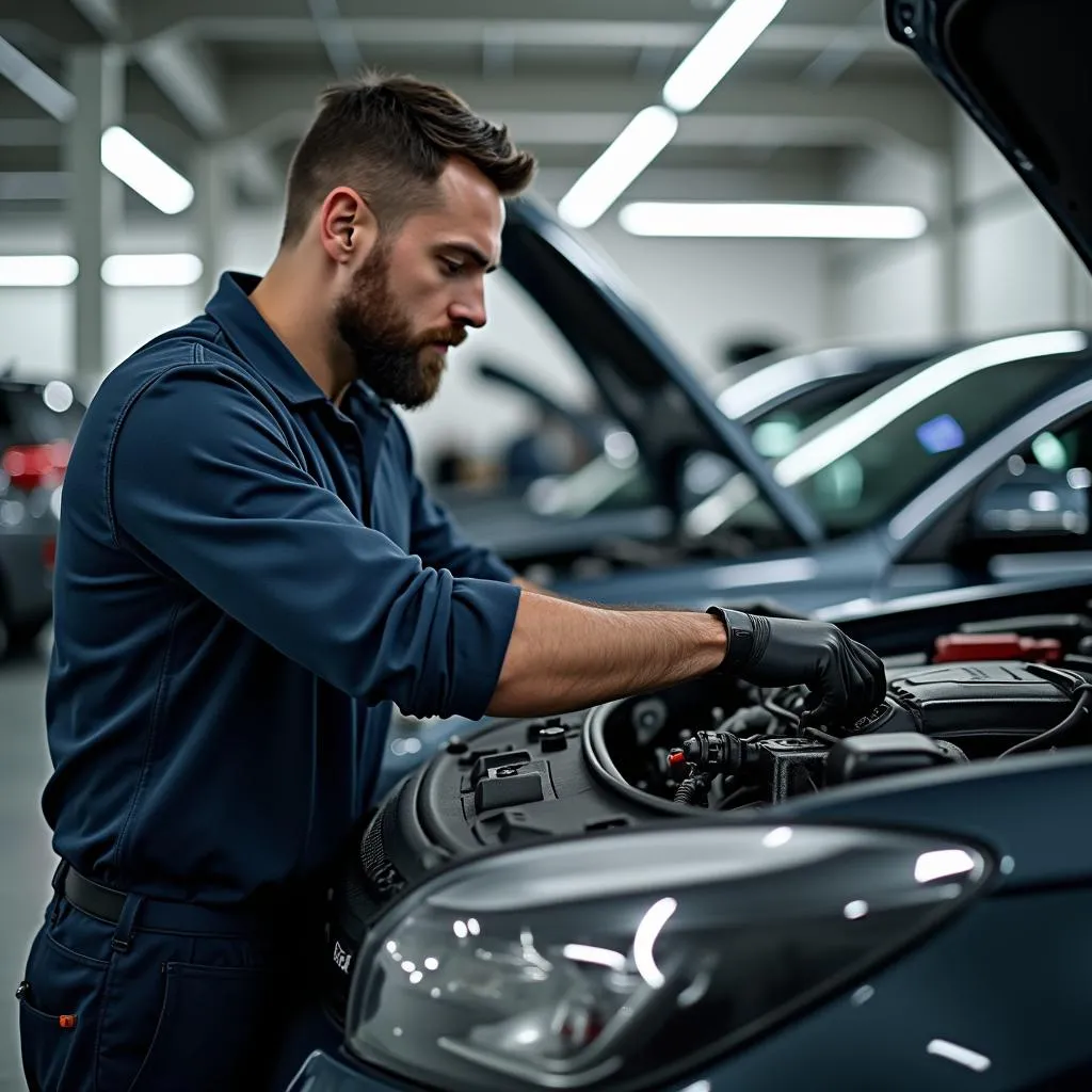 Auto Reparatur Werkstatt