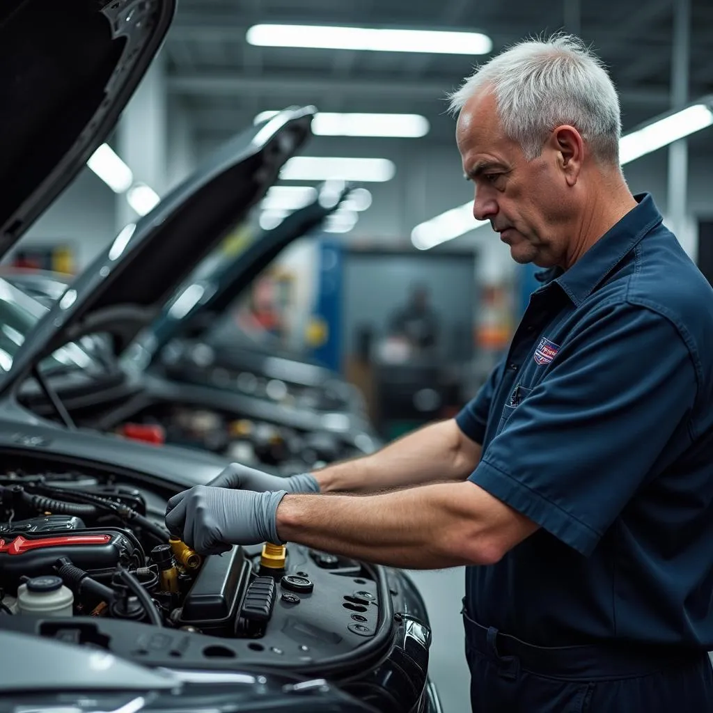 Auto Reparatur Werkstatt