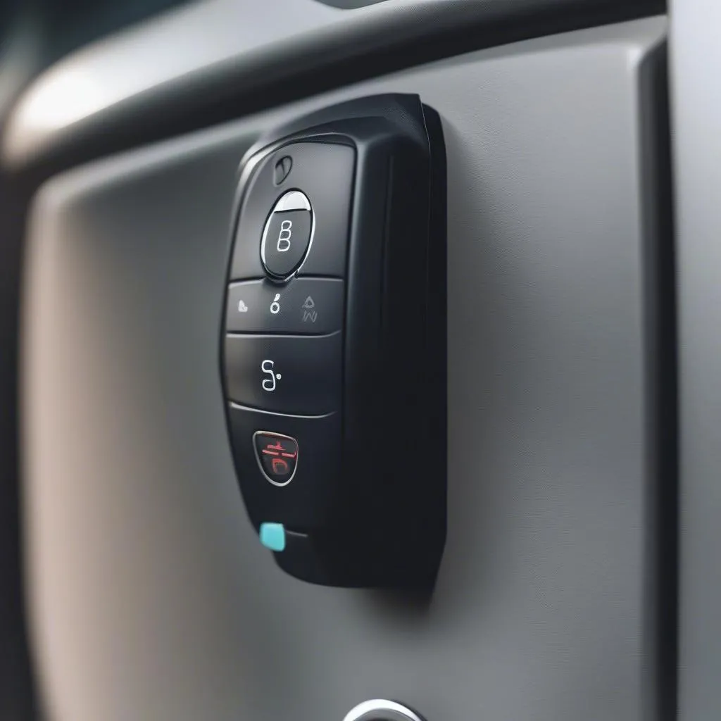 Moderner Autoschlüssel mit Keyless Entry System