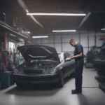 Auto Werkstatt Mechaniker