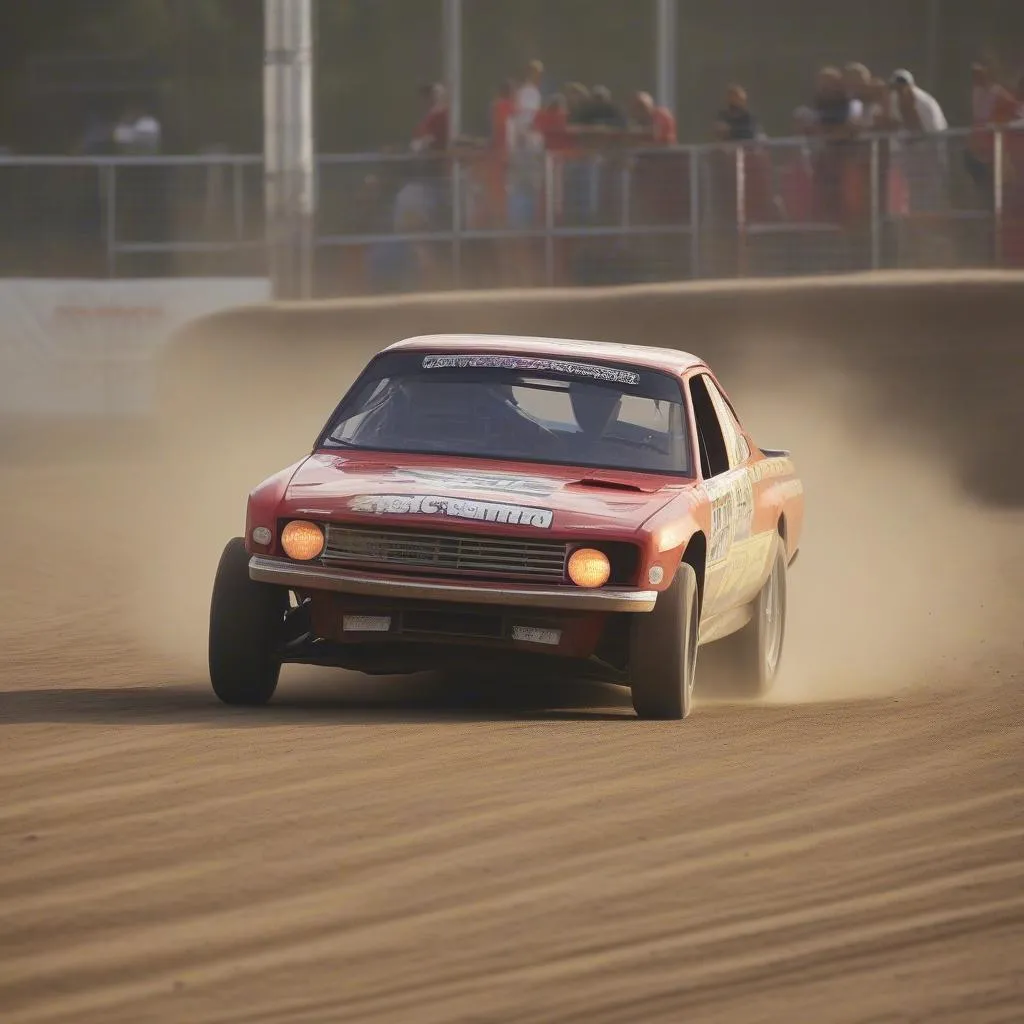 Start eines Autocross-Rennens