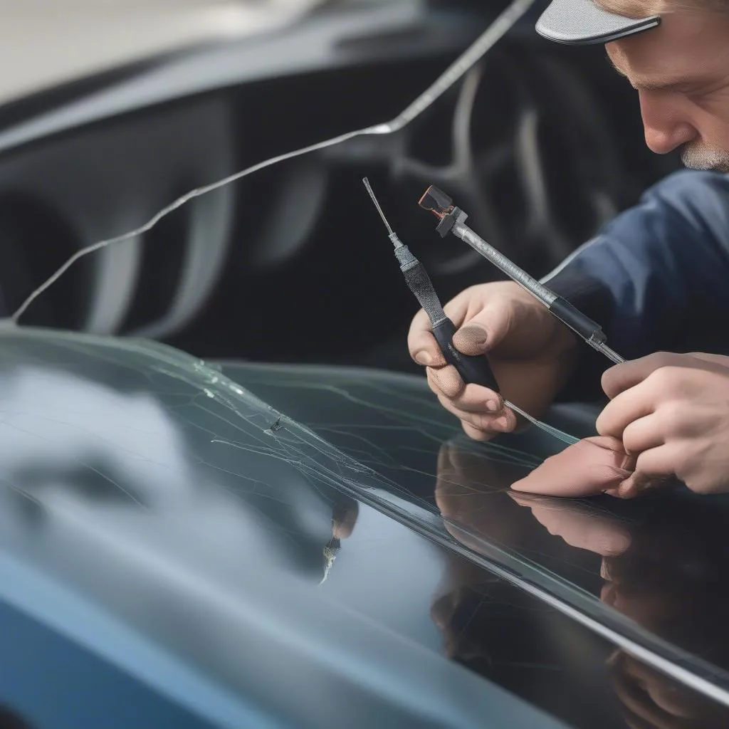 Professionelle Autoglas Reparatur in Köln