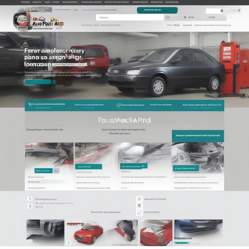 Auto Repair Aid website