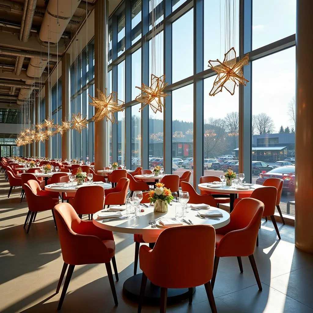 Geburtstagsfrühstück in der Autostadt Wolfsburg: Panoramablick