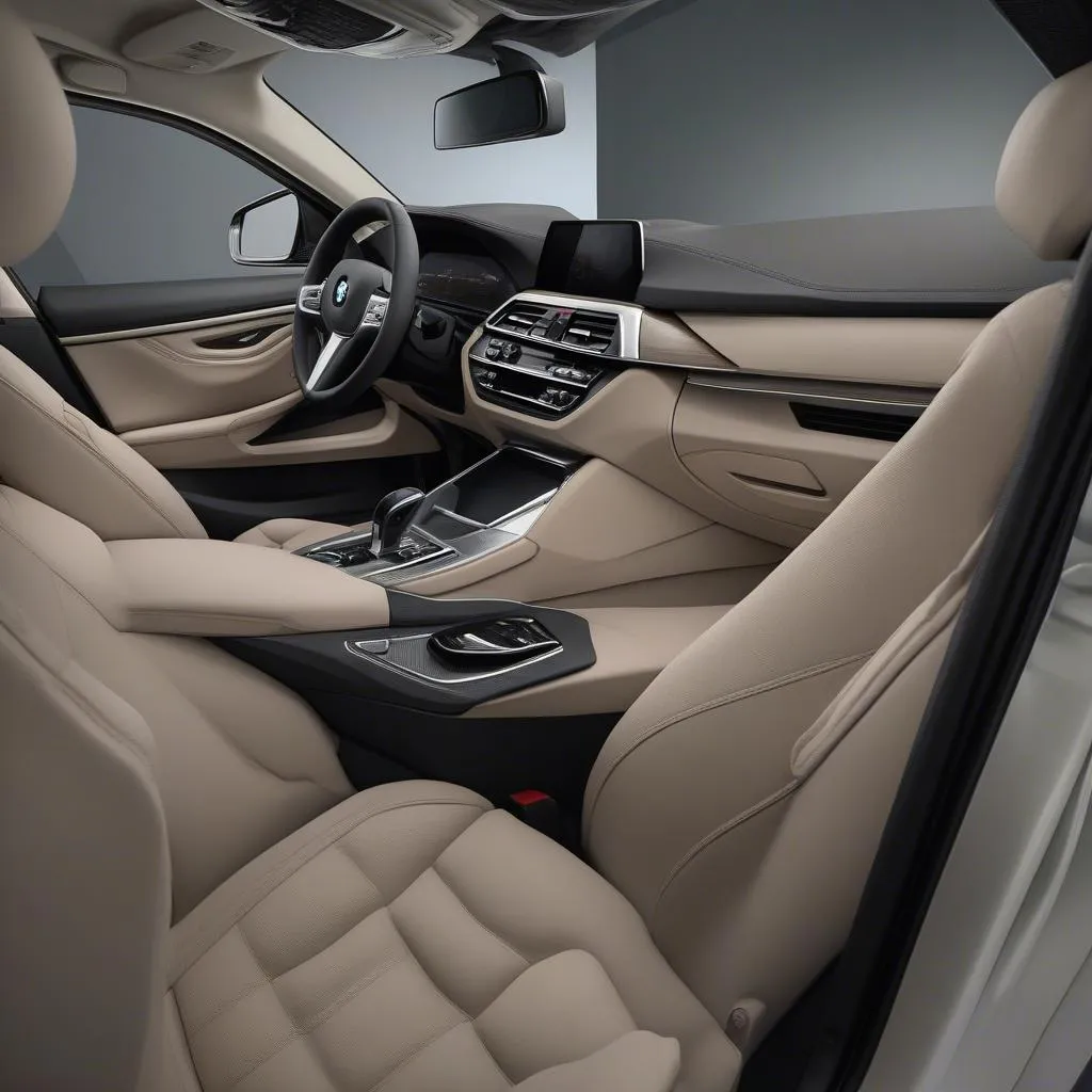 Interior do BMW Série 3 Facelift 2024