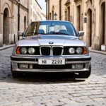 BMW E32 Front View