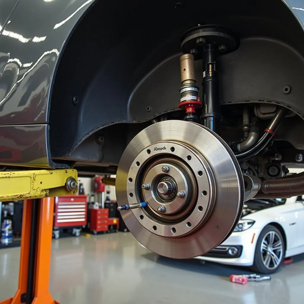 Replacing the rear wheel bearing on a BMW E91