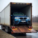 BMW mit Motorschaden für den Export