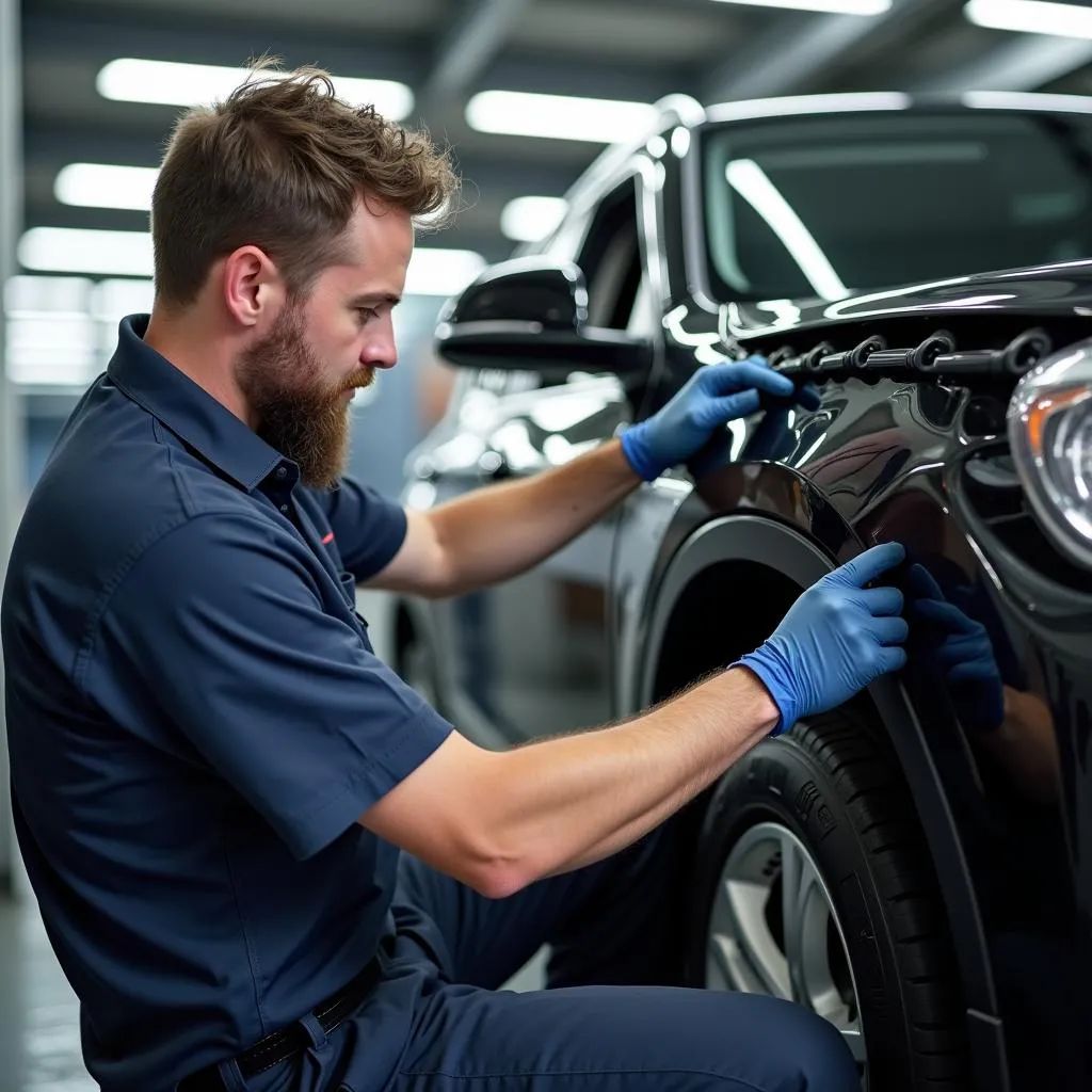 BMW X1 Lenkrad Reparatur