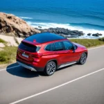 BMW X1 on the road