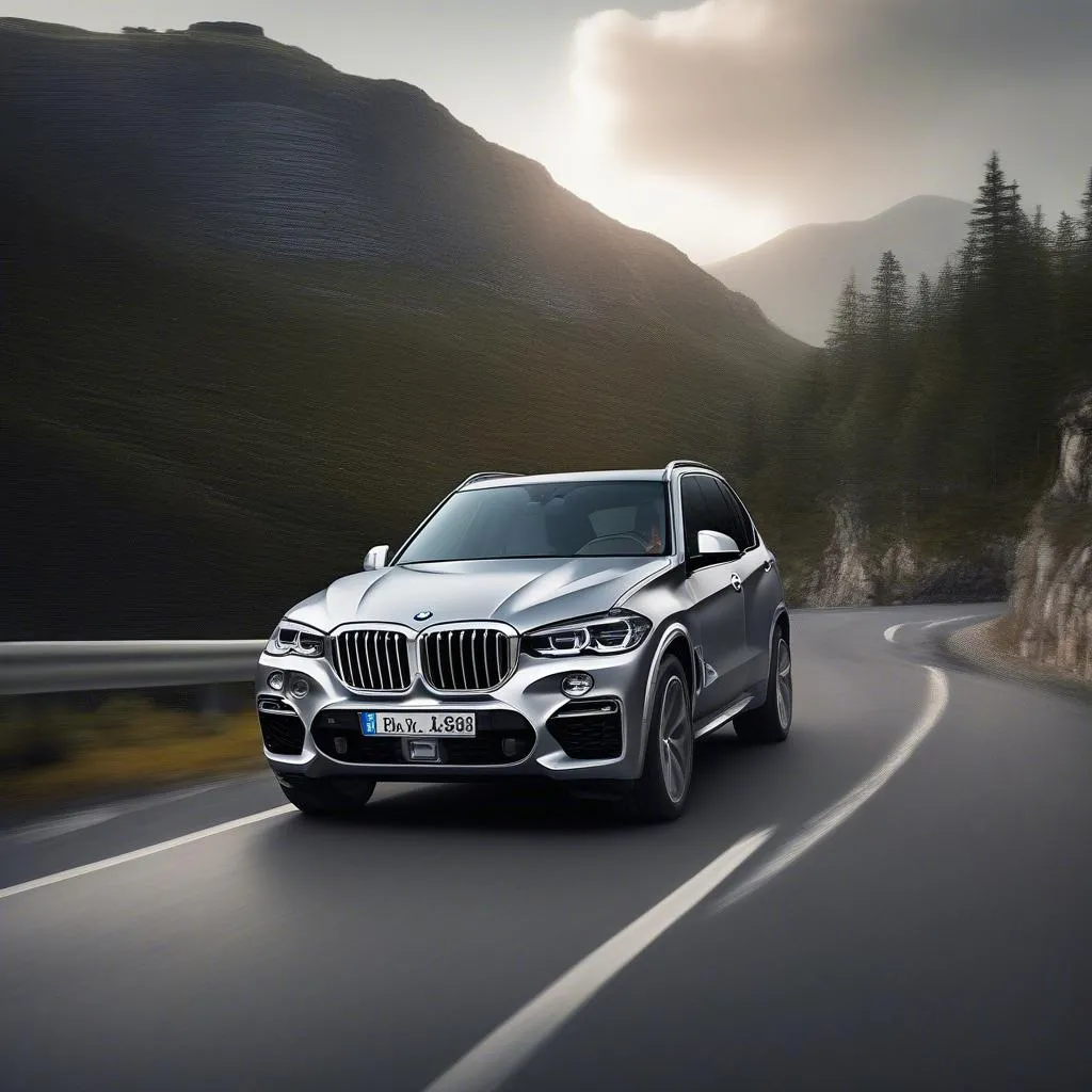 BMW X5 On The Road