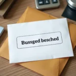 Bußgeldbescheid im Briefkasten