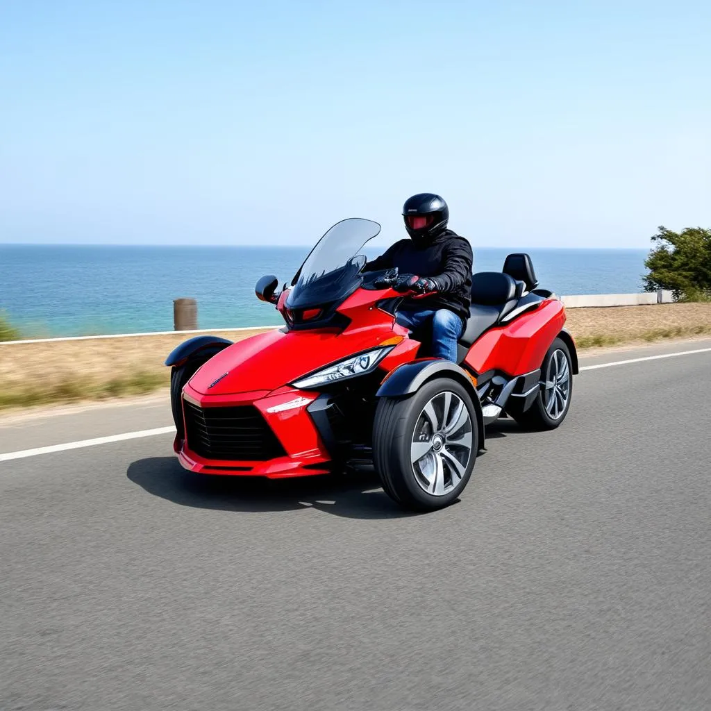 Can-Am Spyder auf der Straße