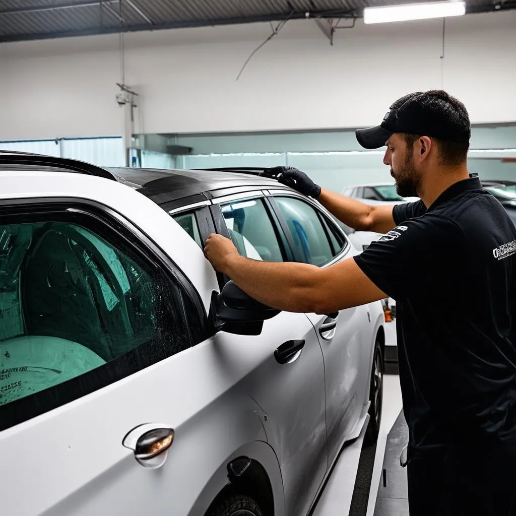 Werkstatt für Autoglasreparatur