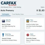 CARFAX Fahrzeughistorie Bericht