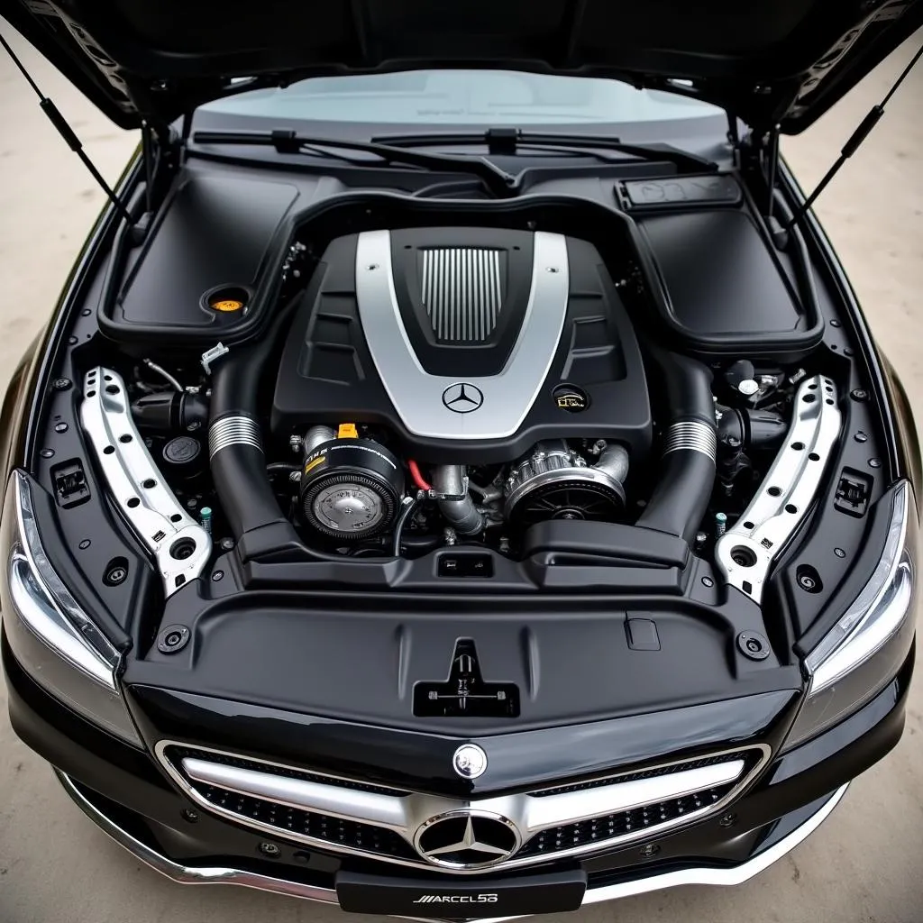 CLS 53 AMG Motorraum