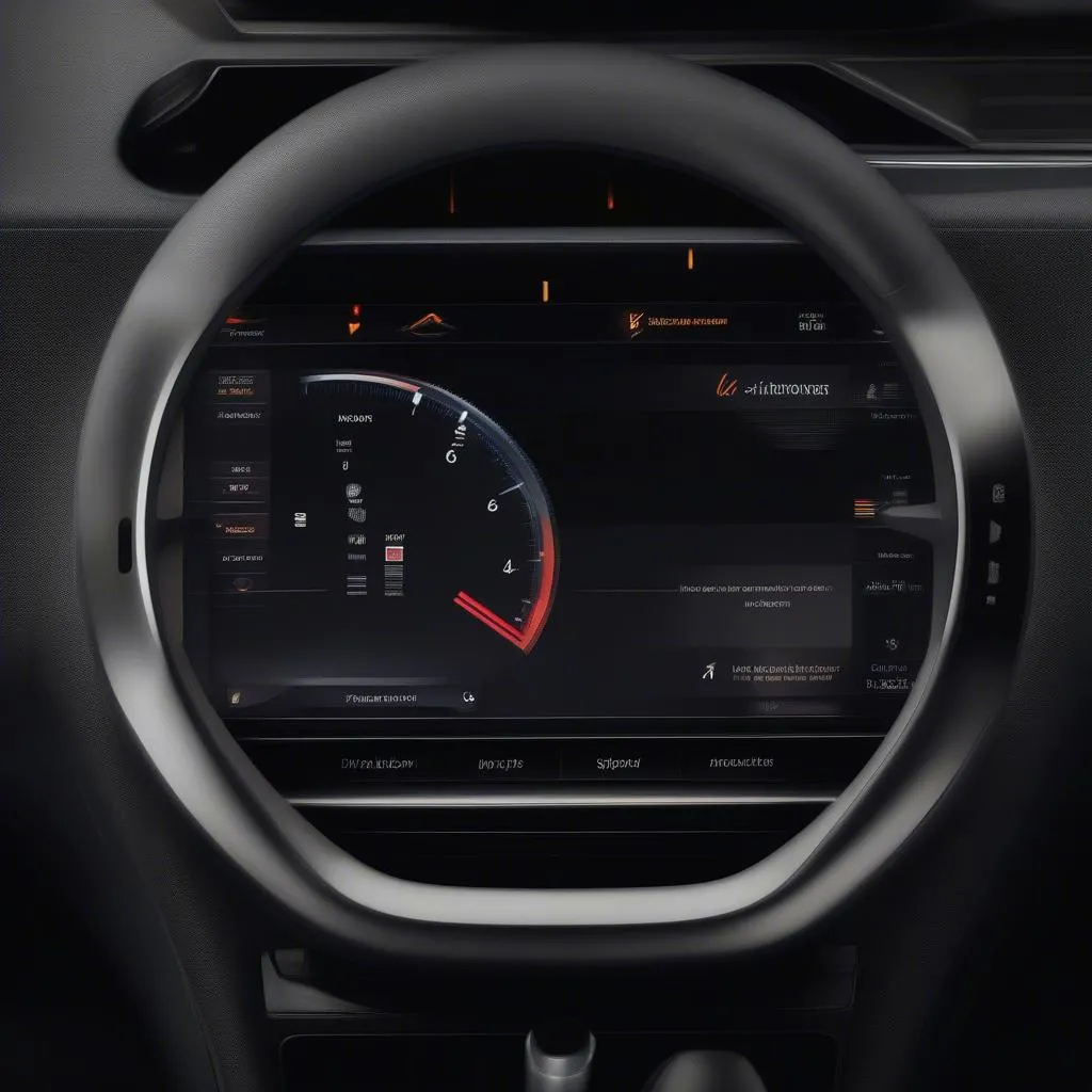 Bedieningselementen van de Cupra Born stoelverwarming op het dashboard