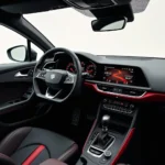 Modernes und sportliches Interieur des Cupra Leon