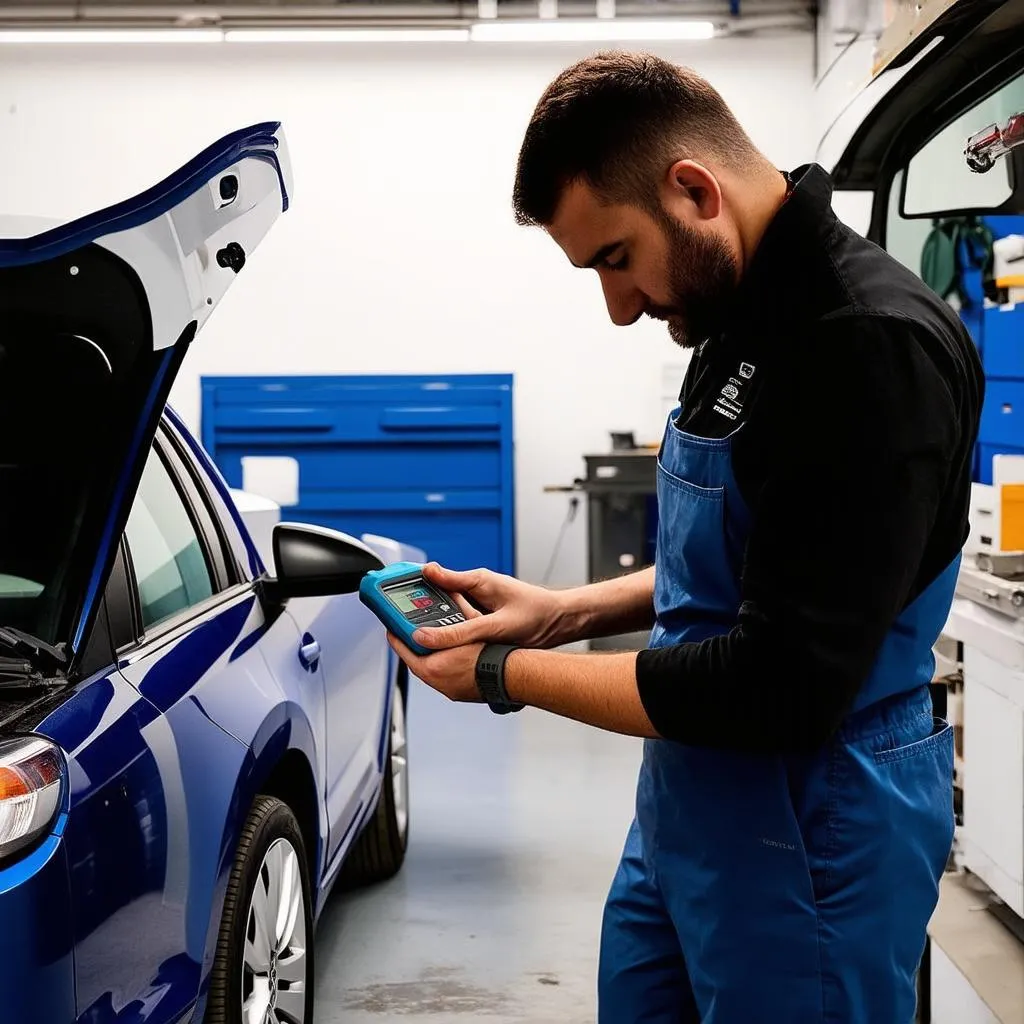 Dacia Werkstatt Mechaniker